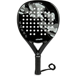 VirtuFit Rakieta do padel Hybrid czarno-szara 365g moc