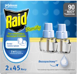 Raid Family, płyn owadobójczy przeciw komarom, zapas, 2