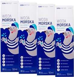 Zestaw SEMA Protect, woda morska dla dzieci, spray