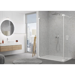 SanSwiss Cadura White Line kabina Walk in 100cm