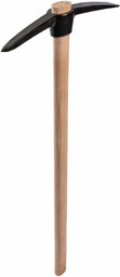 Kilof ogrodniczy z drewnianym trzonkiem 90 cm