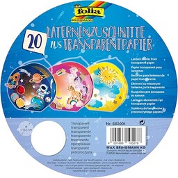 folia 682001 przycięte lampiony z przezroczystego papieru 115
