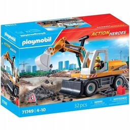 Playmobil Action Heroes Duża koparka 71749