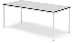 Stół BORÅS, 1600x800x720 mm, laminat szary, biały