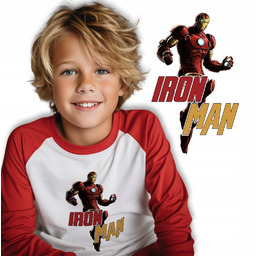 Piżama Dziecięca Czerwona IRON MAN Na Prezent Święta