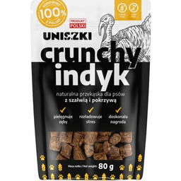 UNISZKI Przysmak dla psa Crunchy Indyk z szałwią