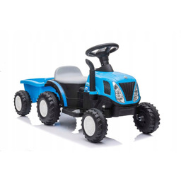 Traktor Na Akumulator z Przyczepą A009 Niebieski