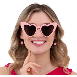 Okulary Serca - różowe - 1 szt.