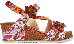 Sandały Laura Vita Bonito 27 Czerwony