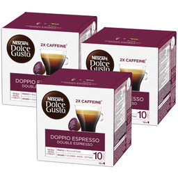 ZESTAW Kapsułki Nescafé Dolce Gusto Doppio Espresso 3x16