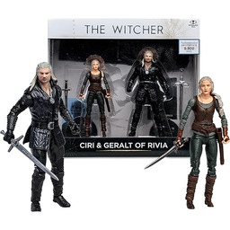 McFarlane Toys Wiedźmin Ciri i Geralt z Rivii