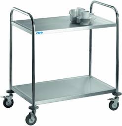 Saro Wózek kelnerski 2-półkowy ze stali nierdzewnej 860x540x(H)940mm
