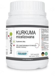 Kenay Kurkuma Micelizowna Licaps Suplement diety 240 kapsułek