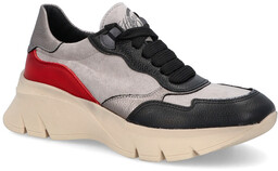 Hiszpańskie sneakersy premium - HISPANITAS CHI243617 CZARNO-SZARE