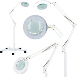 Lampa lupa kosmetyczna dermatologiczna ze statywem