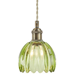 Markslöjd Lampa wisząca szklana Gotta, brązowy / mosiężny,