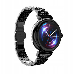 Smartwatch damski czarny Bluetooth krokomierz Android HiFuture Aura