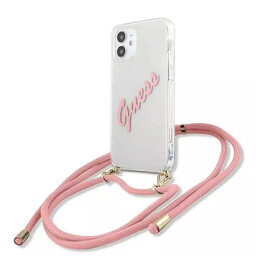 Guess GUHCP12SCRTVSPI iPhone 12 mini 5,4" różowy/pink hardcase