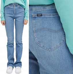 Lee Ulc Bootcut Grace Wygodne Rozszerzane Damskie Spodnie