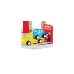 Drewniany garaż, parking Tidlo