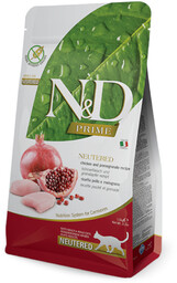 Farmina N&D Grain Free Neutered, kurczak i owoc