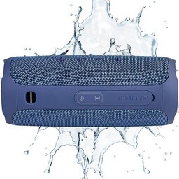 MANTA Głośnik mobilny SPK130GO Radio FM Niebieski