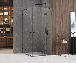 NEW TRENDY EXK-1620 Kabina prysznicowa AVEXA BLACK 2D