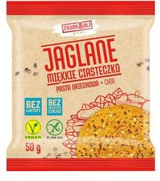 Ciasteczko z pastą orzechową + Chia bez dodatku