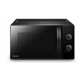 Mikrofalówka Czarna Kuchenka Mikrofalowa Toshiba 20L Czarna Pokrętła