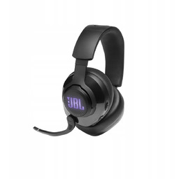 Słuchawki przewodowe wokółuszne JBL Quantum 400 mikrofon czarne