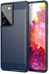 Carbon Case elastyczne etui pokrowiec Samsung Galaxy S21
