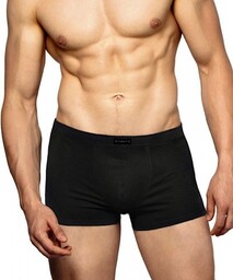 Bokserki męskie Atlantic 007 3-pak czarne