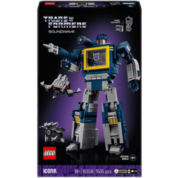 Klocki LEGO Icons Transformers: Soundwave 10358 Wielokolorowy
