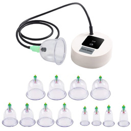 Bańki chińskie bezogniowe próżniowe elektryczne, 12 szt.