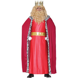 Kostium Król czerwony dla mężczyzny