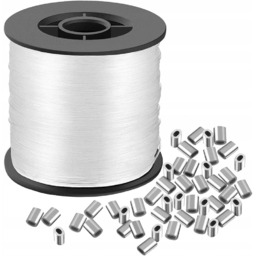 ŻYŁKA GUMKA 0.8 MM PRZEZROCZYSTA DO BRANSOLETEK 100