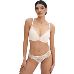 Biustonosz Alles Pure romantic super push up koronkowy