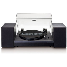 Lenco LS-300 Gramofon z napędem pasowym Czarny Automatyczny