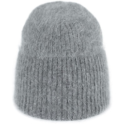Czapka Damska Młodzieżowa Beanie Podwijana Zimowa Angora Ciepła
