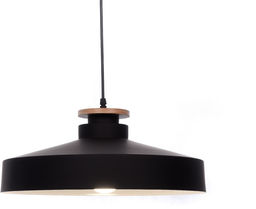 NOWOCZESNA LAMPA WISZĄCA CZARNA LUDOR