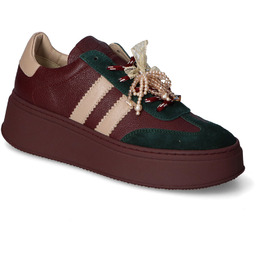 Sneakersy Chebello 4805-148-536 Bordo lico+zamsz