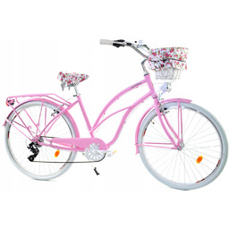Rower miejski damski Dallas 28 Aluminiowy Cruiser