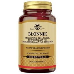SOLGAR Blonnik suplement diet 120 kapsułek