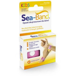 Sea-Band Opaska akupresurowa dla dzieci różowa, 2 szt.