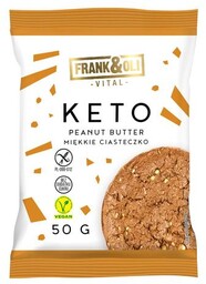 Keto miękkie ciasteczko peanut butter 50g, Frank&Oli