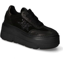 Sneakersy Chebello 4833-533-034 Czarne lico+zamsz
