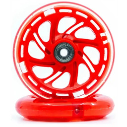 Core LED 110mm kółka do hulajnogi Red