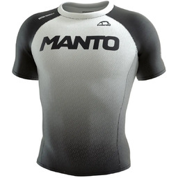 MANTO Rashguard Krótki Rękaw Rank Biały