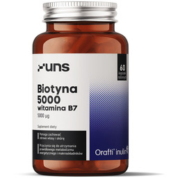 UNS Biotyna 5000 Witamina B7 60vegcaps