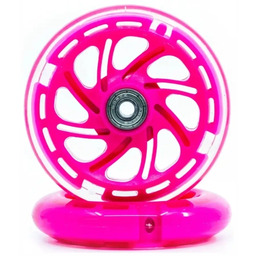 Core LED 110mm kółka do hulajnogi Pink